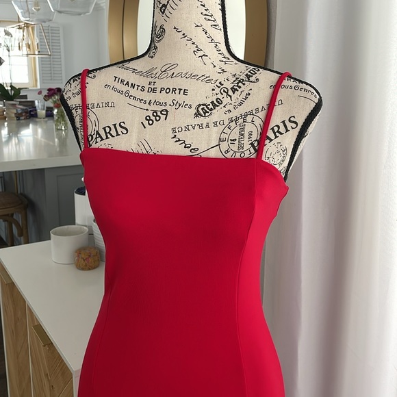 Long Spaghetti Strap Dress with a Slit - Picture 3 of 13